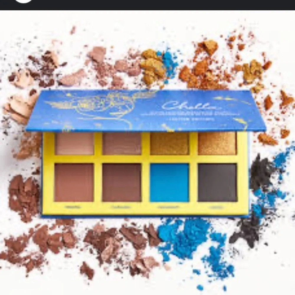 Chella Devine Eyeshadow Palette new in box casual classic blue bronze shimmer